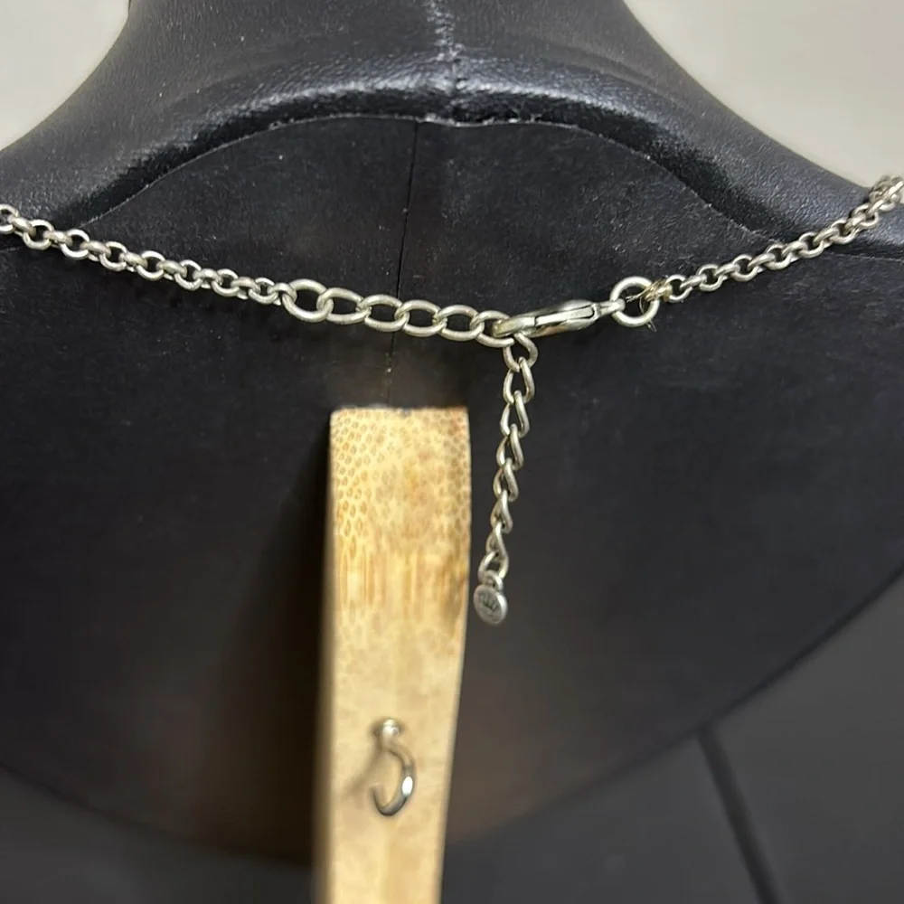 Hallmark Faith Love Cross Stainless Steel Embossed Chain Necklace